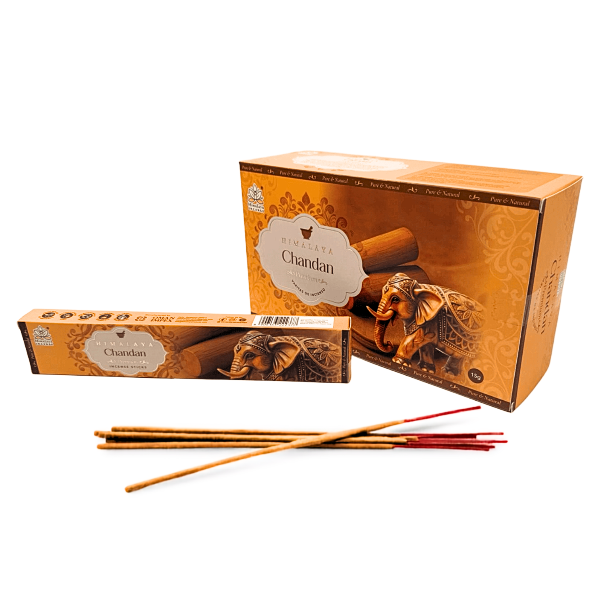 Bastoncino di incenso premium Himalaya Chandan-15g